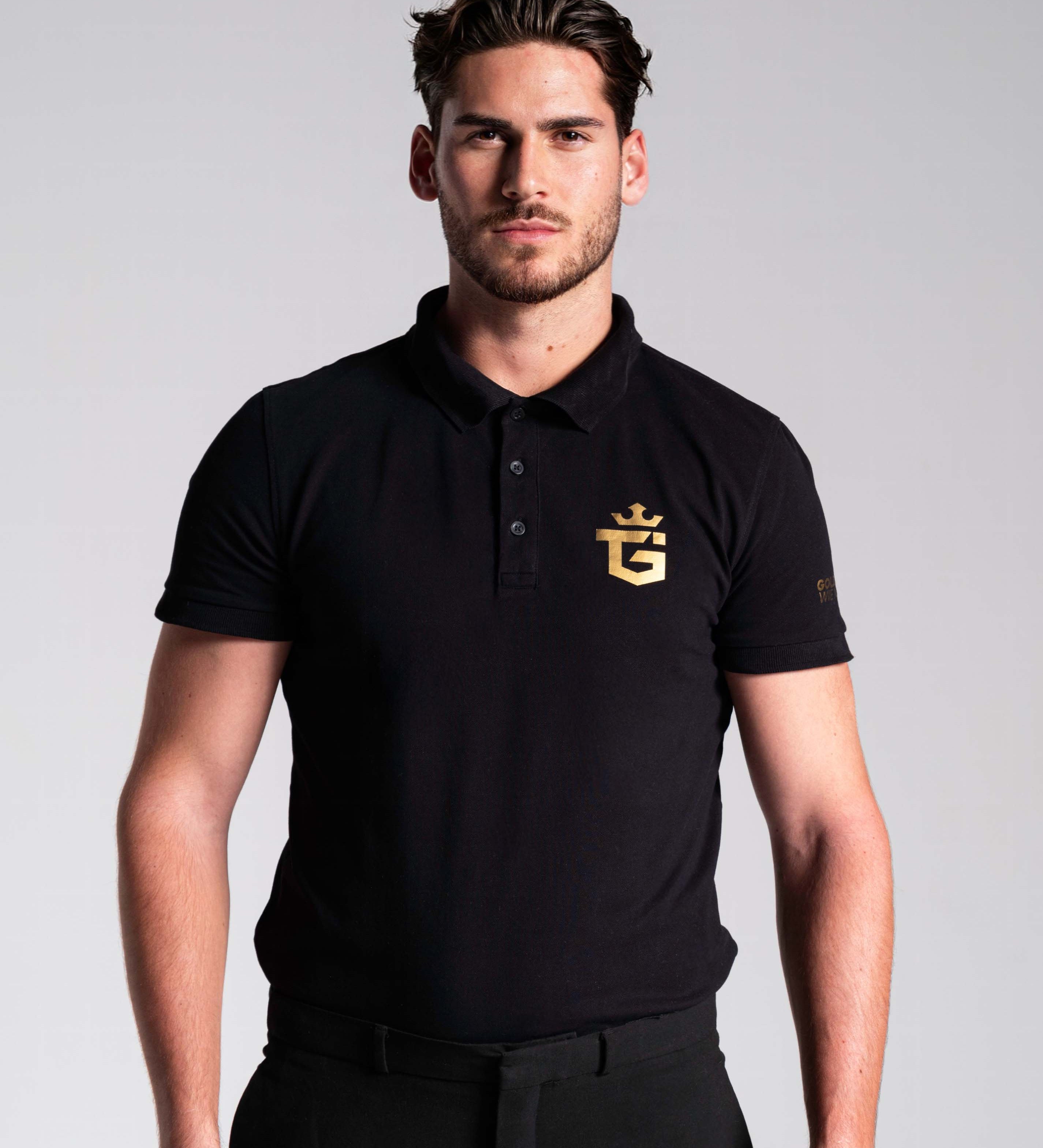 TGI Polo Shirt Men Black | GTRIX